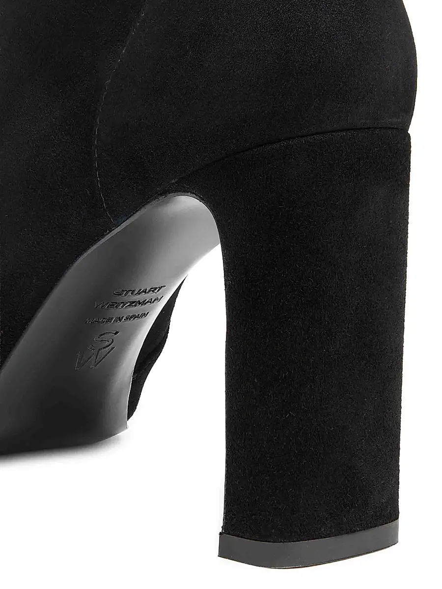 Stuart Weitzman Women's Babette 85MM Suede Booties | Thumbnail 5