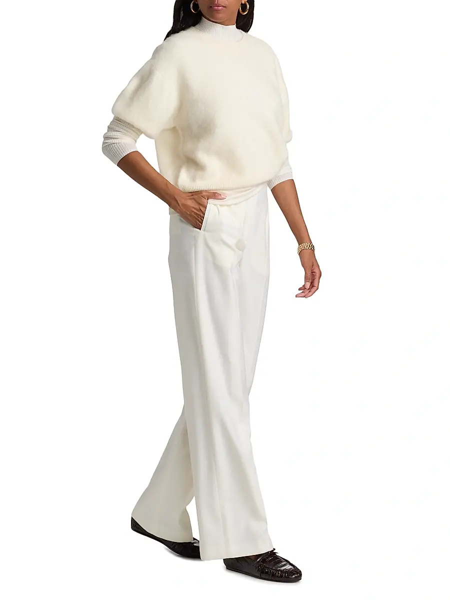 Lisa Yang Women's Juniper Cashmere Crop Sweater | Thumbnail 2