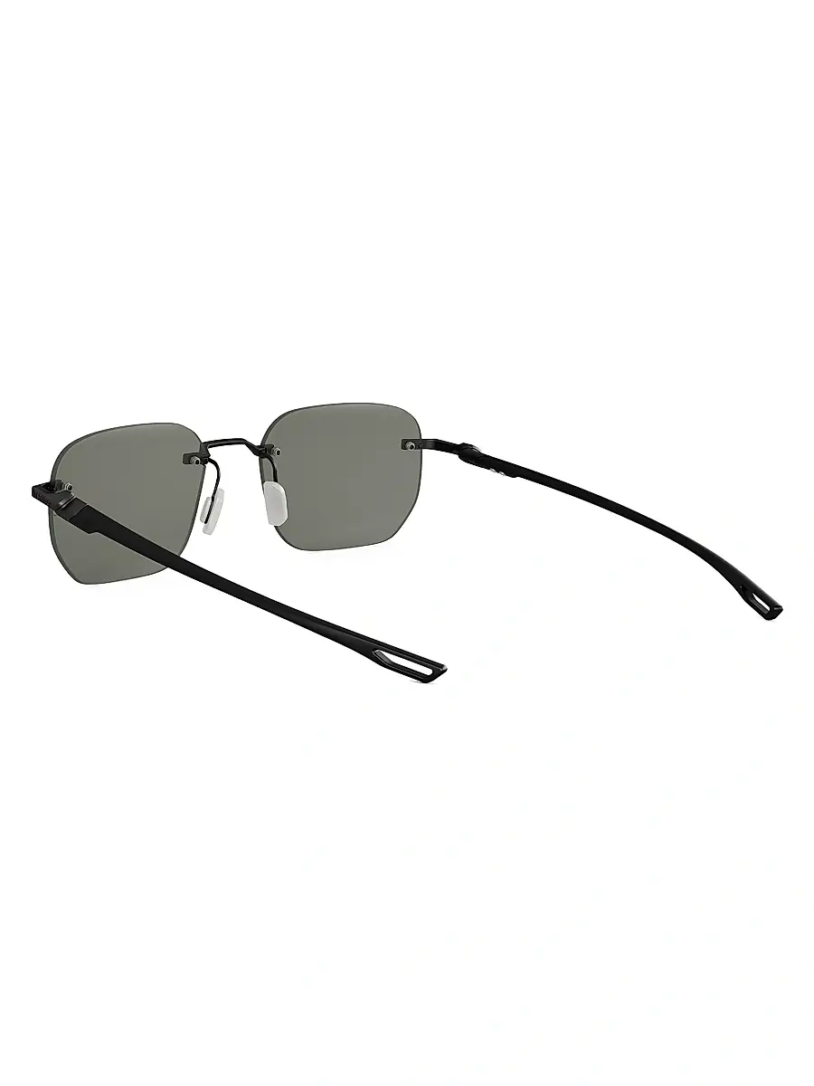 TAG Heuer Men's 55MM Mini Vingt Sept Rectangular Sunglasses | Thumbnail 4