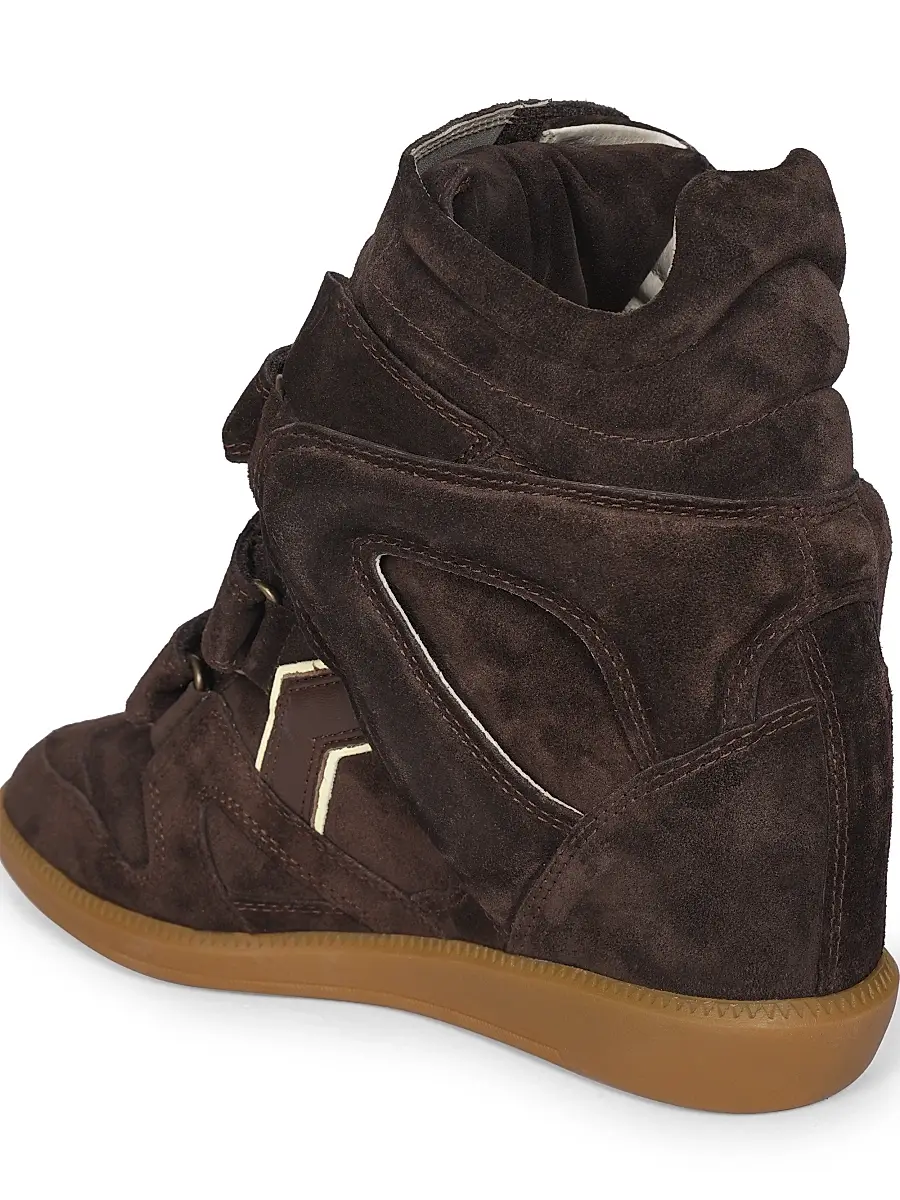 Isabel Marant Women's Bekett 50MM Suede High-Top Sneakers | Thumbnail 5
