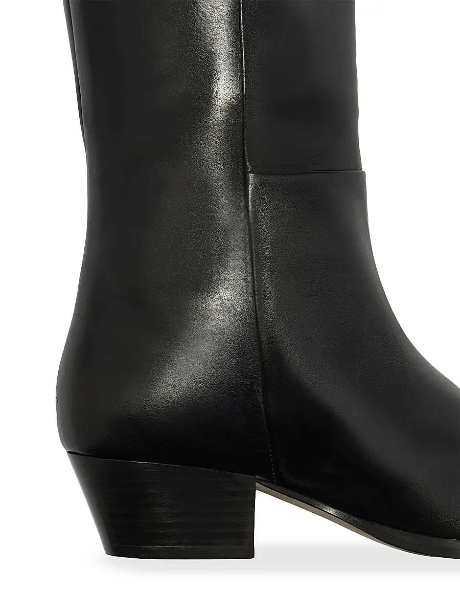 aeyde Women's Medea 40MM Leather Knee-High Boots | Thumbnail 5 aeyde Women's Medea 40MM Leather Knee-High Boots | Thumbnail 5