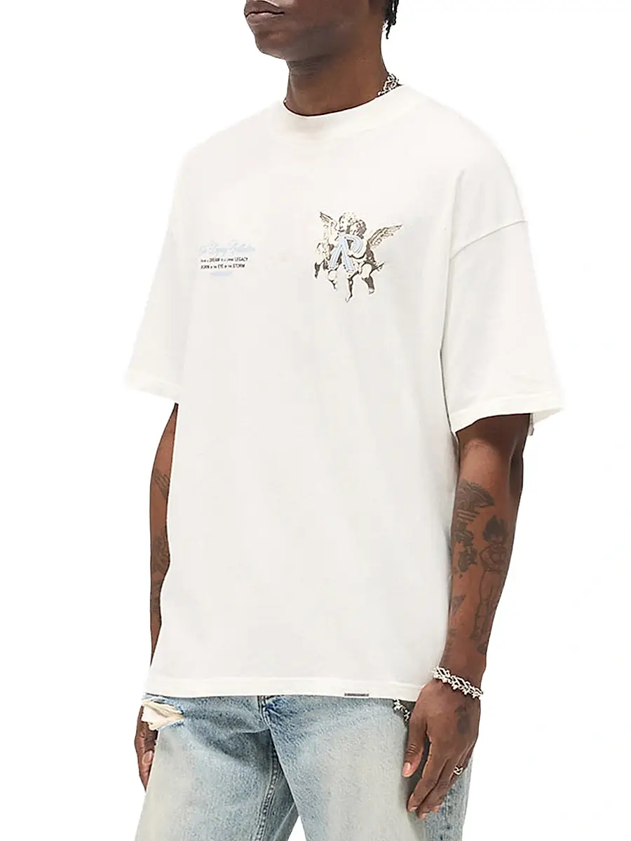 Represent Men's Legacy Cherubs Graphic Oversized T-Shirt | Thumbnail 5 Represent Men's Legacy Cherubs Graphic Oversized T-Shirt | Thumbnail 5