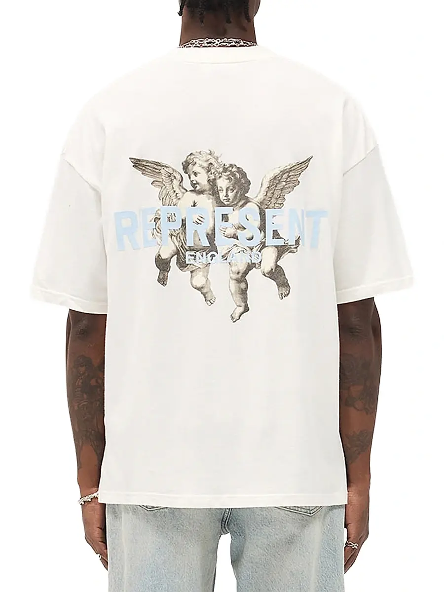 Represent Men's Legacy Cherubs Graphic Oversized T-Shirt | Thumbnail 6 Represent Men's Legacy Cherubs Graphic Oversized T-Shirt | Thumbnail 6