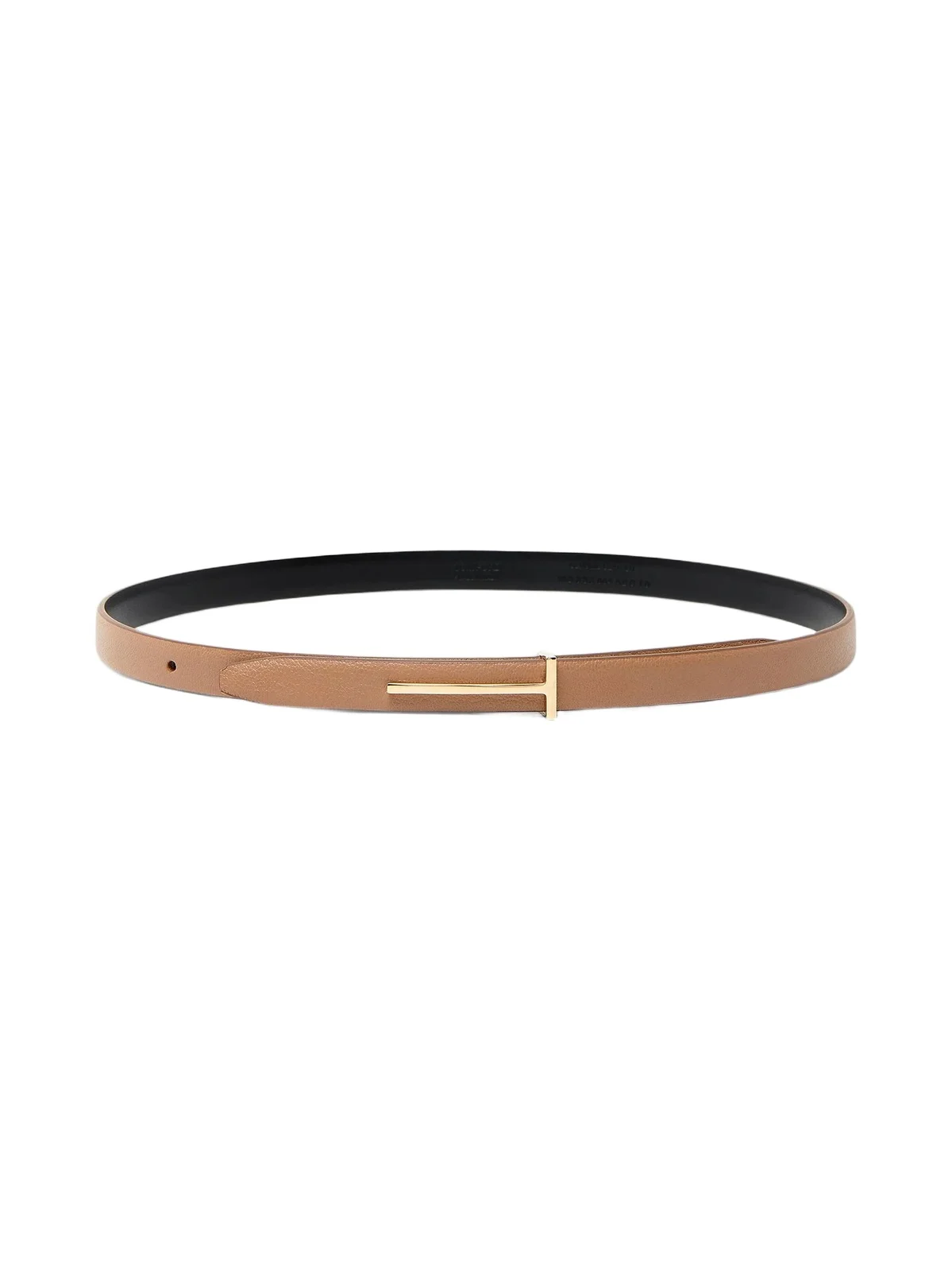 Women's Slim T Grain Leather Belt Women's Slim T Grain Leather Belt