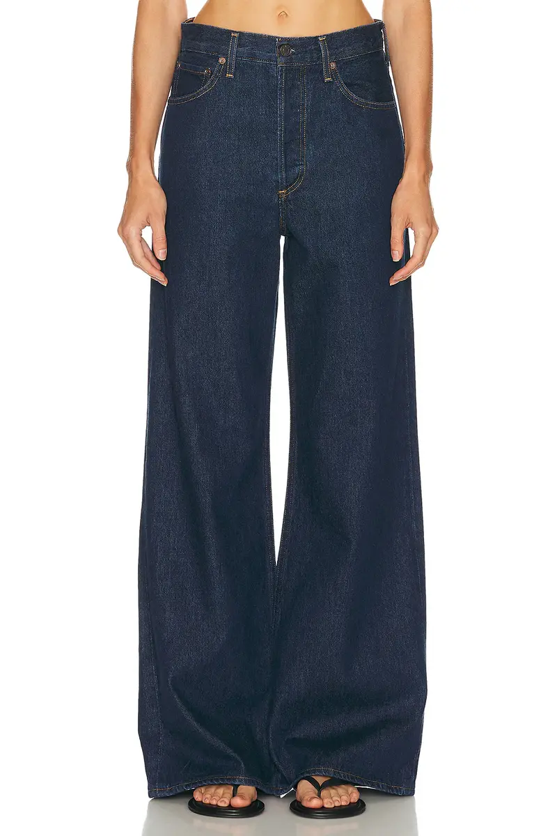 AGOLDE Dame High Rise Wide Leg Jeans