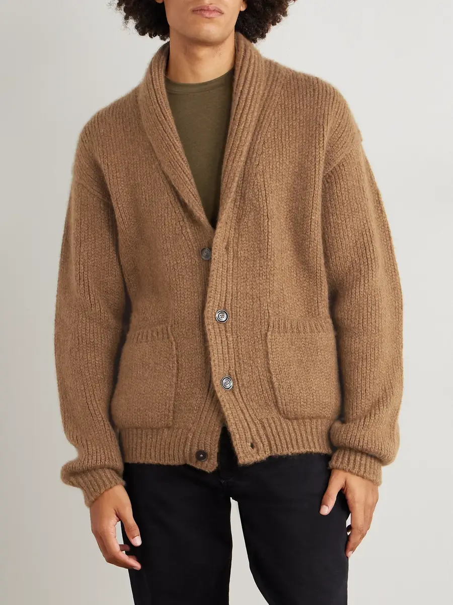 Tom Ford Shawl-Collar Cashmere Cardigan - Men | Thumbnail 3