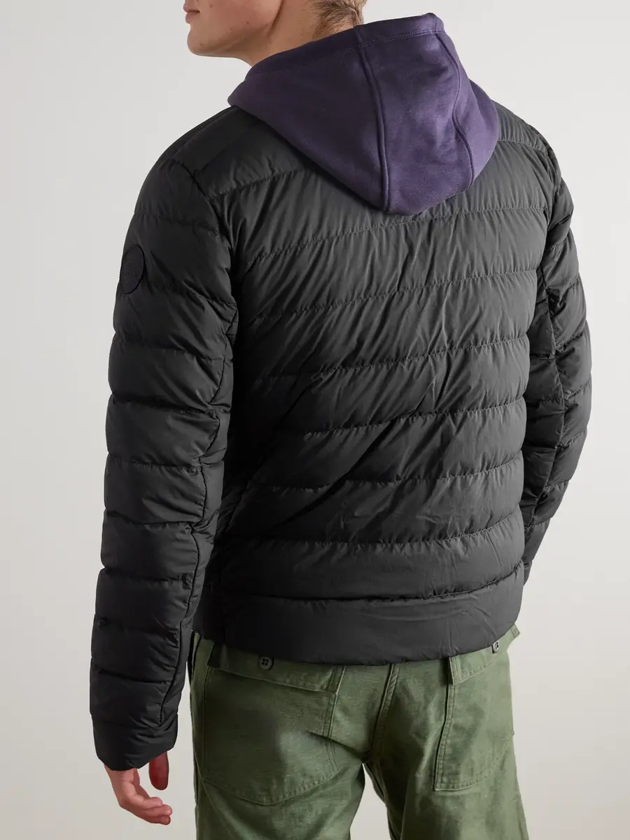 Canada Goose Crofton Logo-Appliquéd Quilted Enduraluxe® Down Jacket - Men | Thumbnail 4