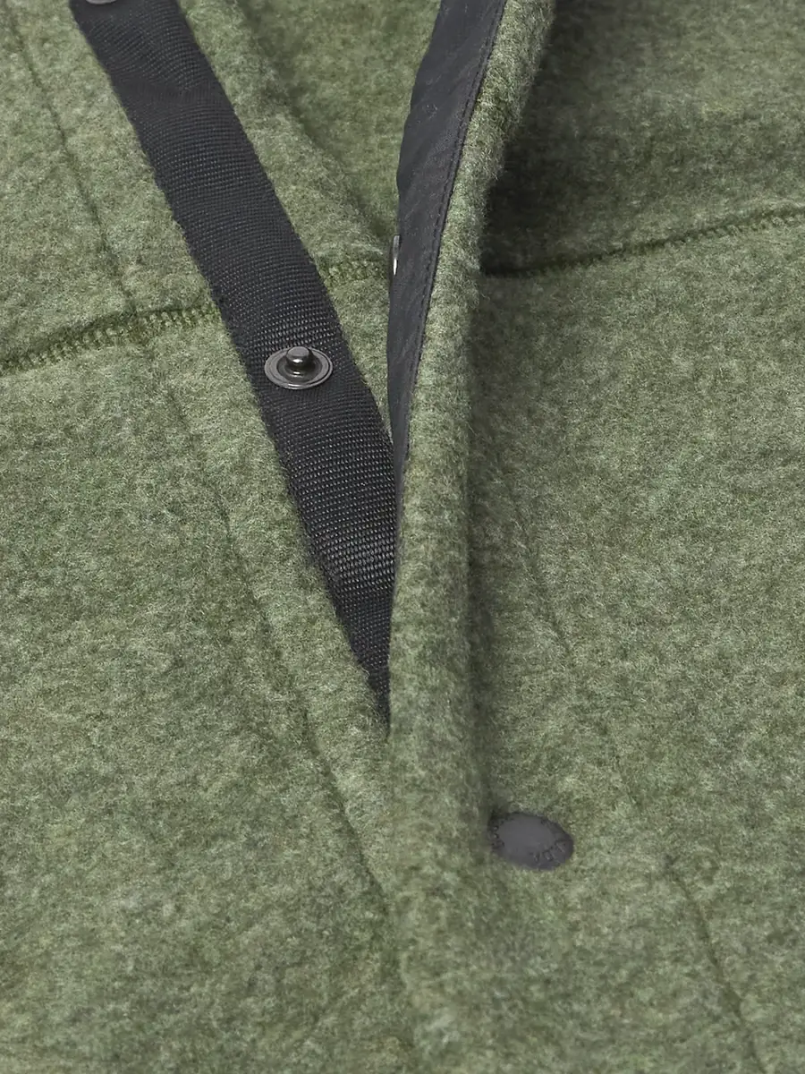 Canada Goose Hudson Logo-Appliquéd Recycled Wool-Blend Fleece Bomber Jacket - Men | Thumbnail 4 Canada Goose Hudson Logo-Appliquéd Recycled Wool-Blend Fleece Bomber Jacket - Men | Thumbnail 4