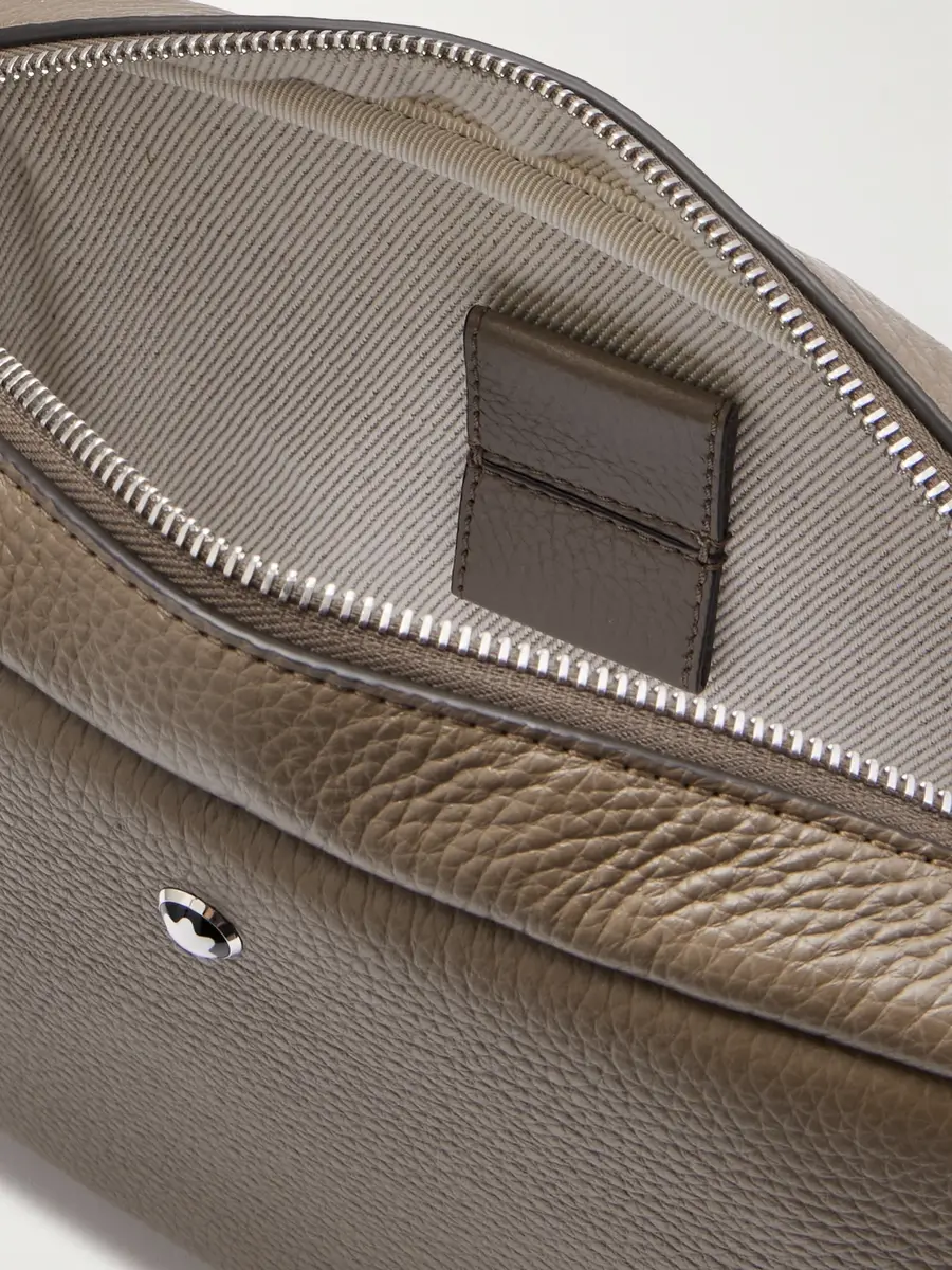 Montblanc Full-Grain Leather Messenger Bag - Men | Thumbnail 5