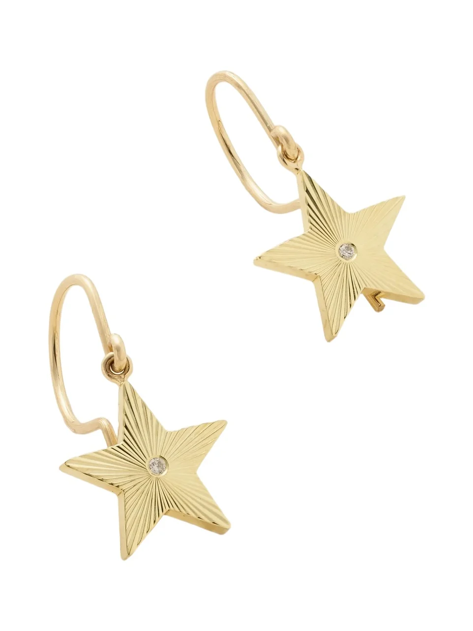 Mini 70s Star 18-karat Gold Diamond Earrings Mini 70s Star 18-karat Gold Diamond Earrings