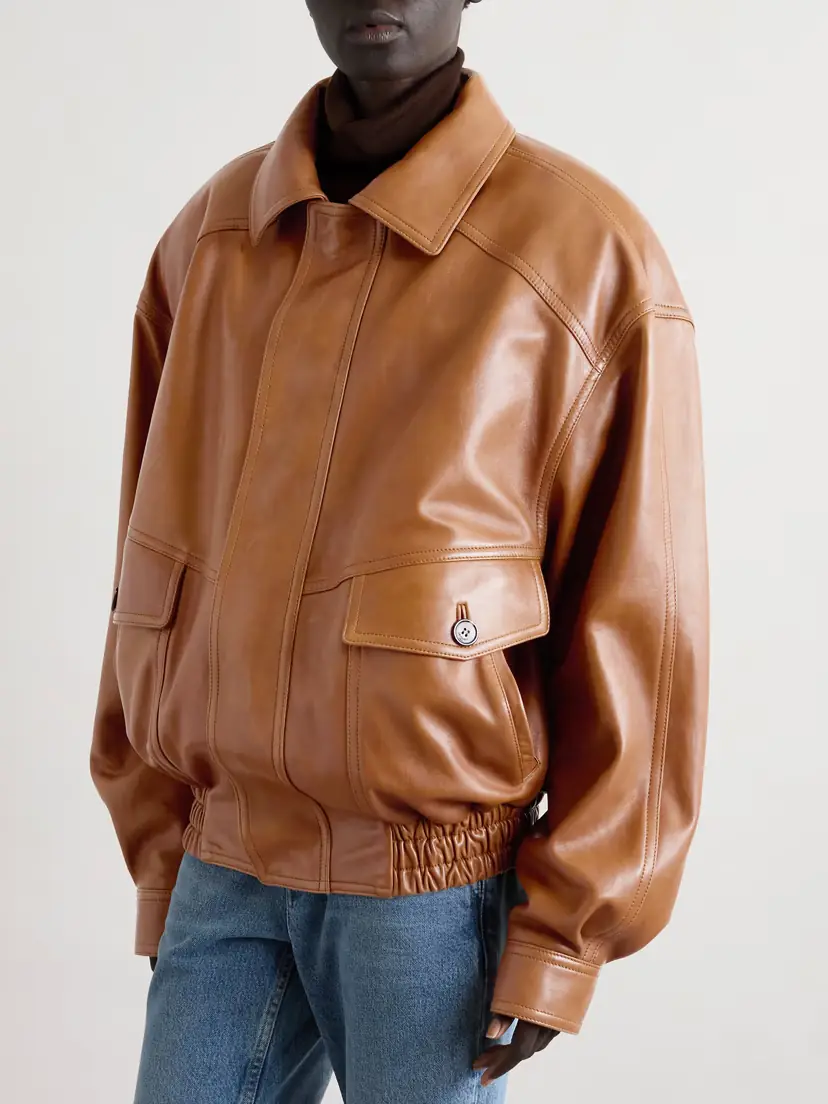 Saint Laurent Leather Jacket | Thumbnail 3 Saint Laurent Leather Jacket | Thumbnail 3
