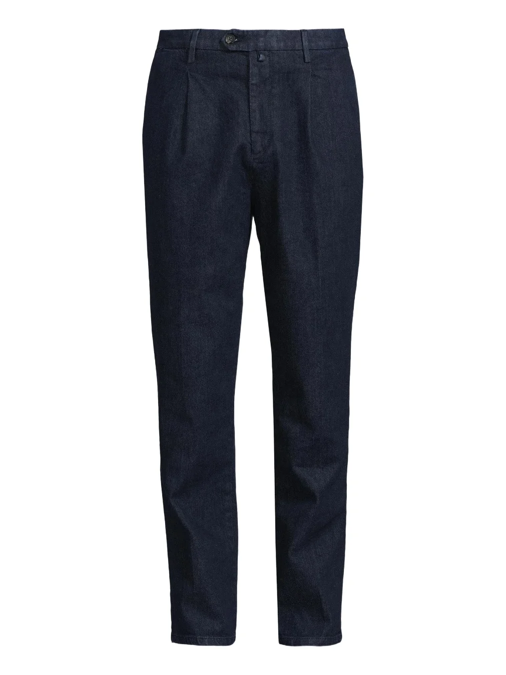 Men's Stretch Cotton Denim Pleated Trousers Men's Stretch Cotton Denim Pleated Trousers