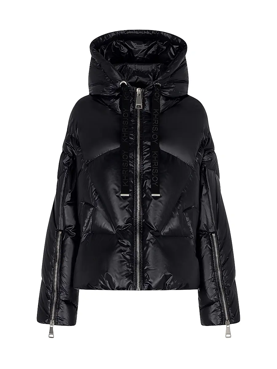 KhrisJoy Women's Iconic Milano Down Puffer Jacket - Black - Size 8 | Image 1 KhrisJoy Women's Iconic Milano Down Puffer Jacket - Black - Size 8 | Image 1