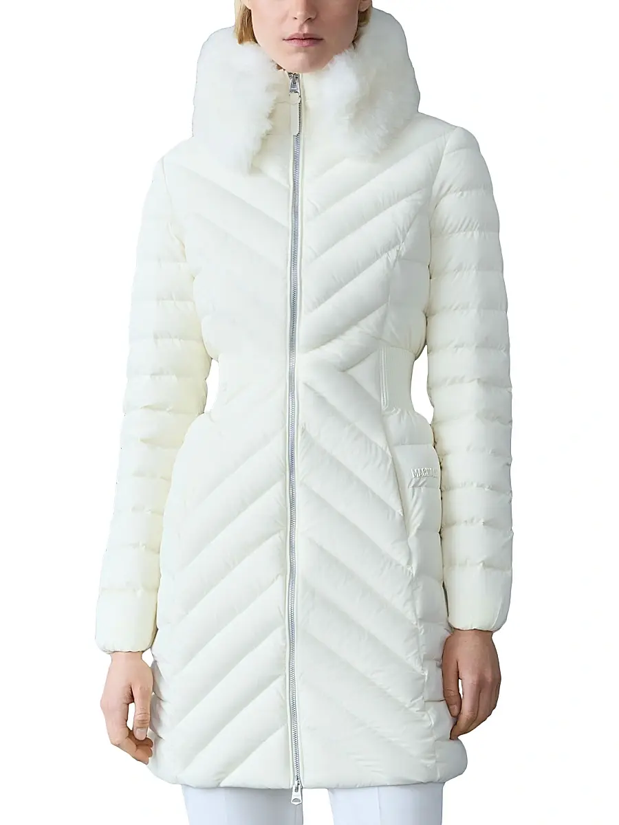 Mackage Women's Lyris Shearling-Trim Down Coat | Thumbnail 2 Mackage Women's Lyris Shearling-Trim Down Coat | Thumbnail 2