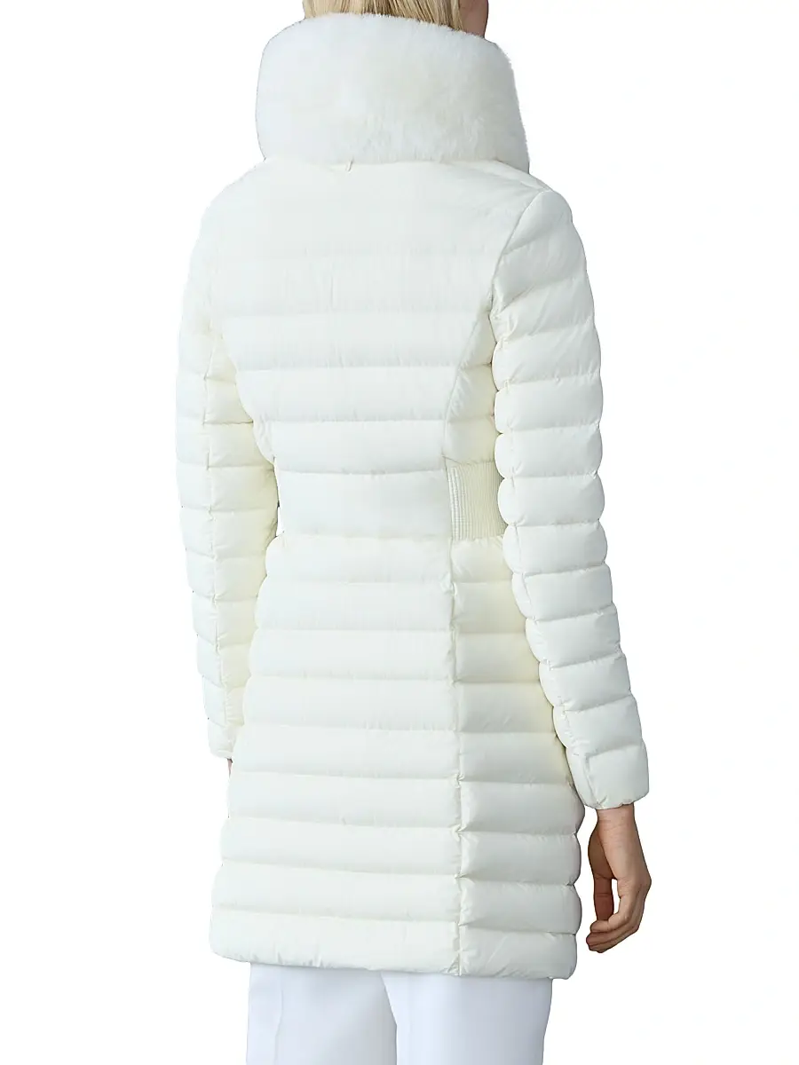 Mackage Women's Lyris Shearling-Trim Down Coat | Thumbnail 4 Mackage Women's Lyris Shearling-Trim Down Coat | Thumbnail 4