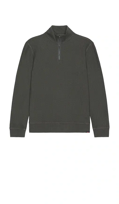 Faherty Textured Knit Quarter Zip Sweater | Image 1 Faherty Textured Knit Quarter Zip Sweater | Image 1