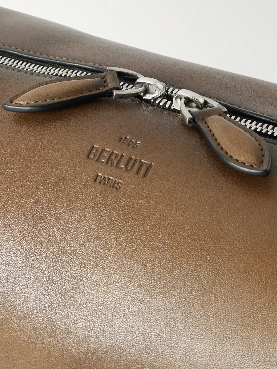 Berluti Toujours Soft Leather Messenger Bag - Men | Thumbnail 4 Berluti Toujours Soft Leather Messenger Bag - Men | Thumbnail 4