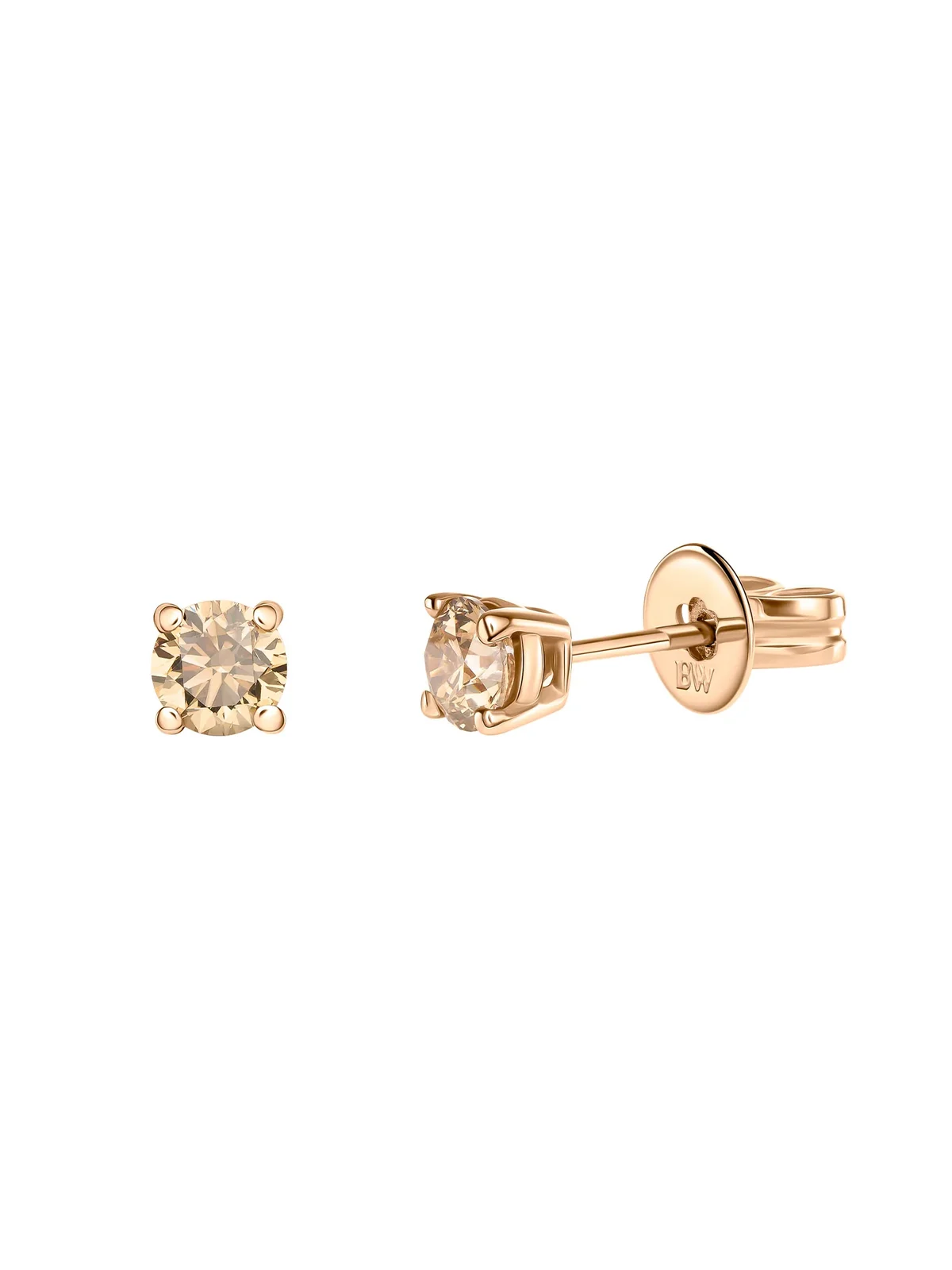 Brown Diamond Stud Earrings Brown Diamond Stud Earrings
