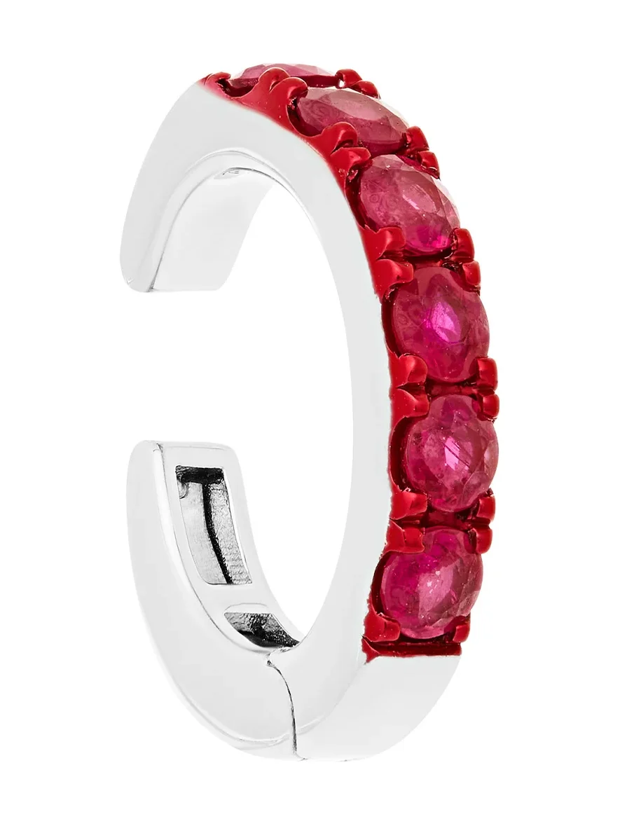 Beatriz Werebe BW Electric Ruby Ear Cuff