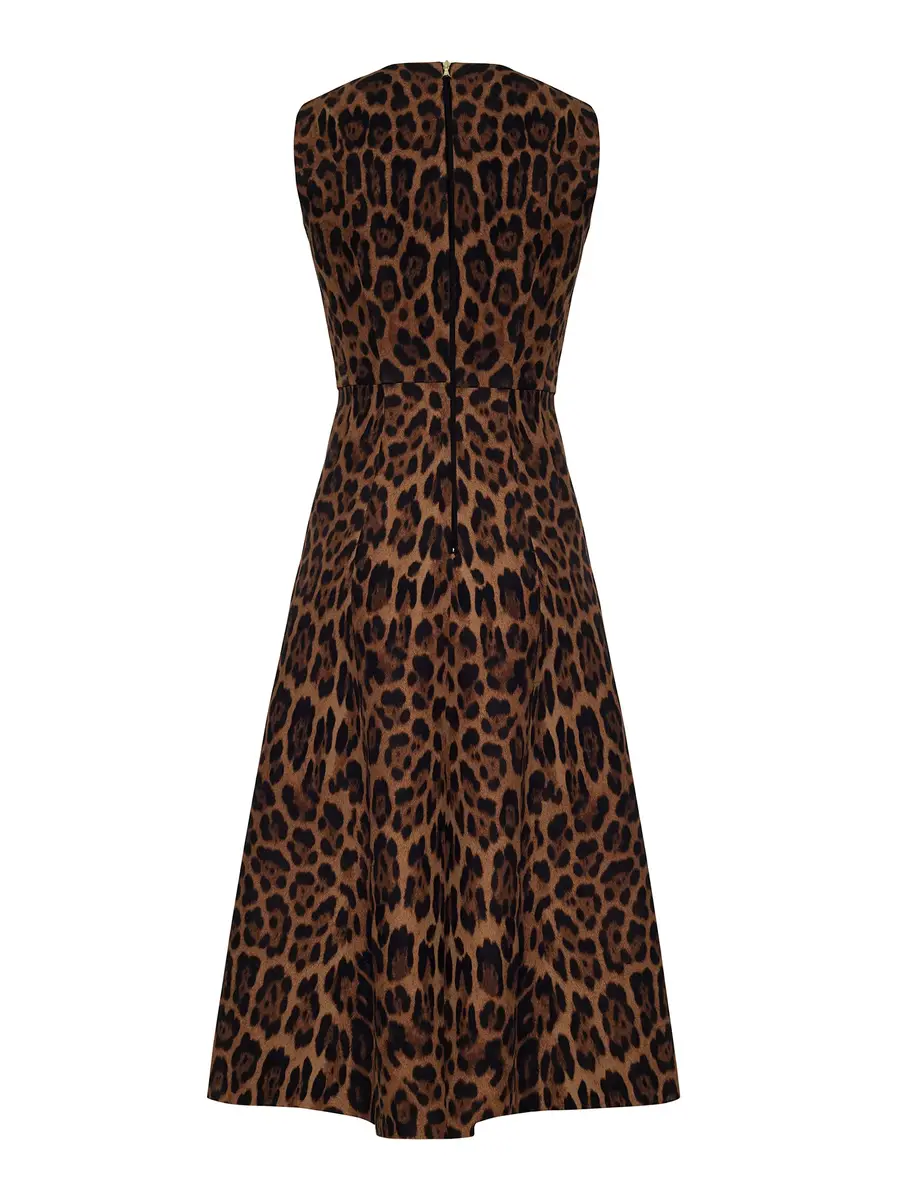 Adam Lippes Eloise Dress in Silk Wool | Thumbnail 2 Adam Lippes Eloise Dress in Silk Wool | Thumbnail 2