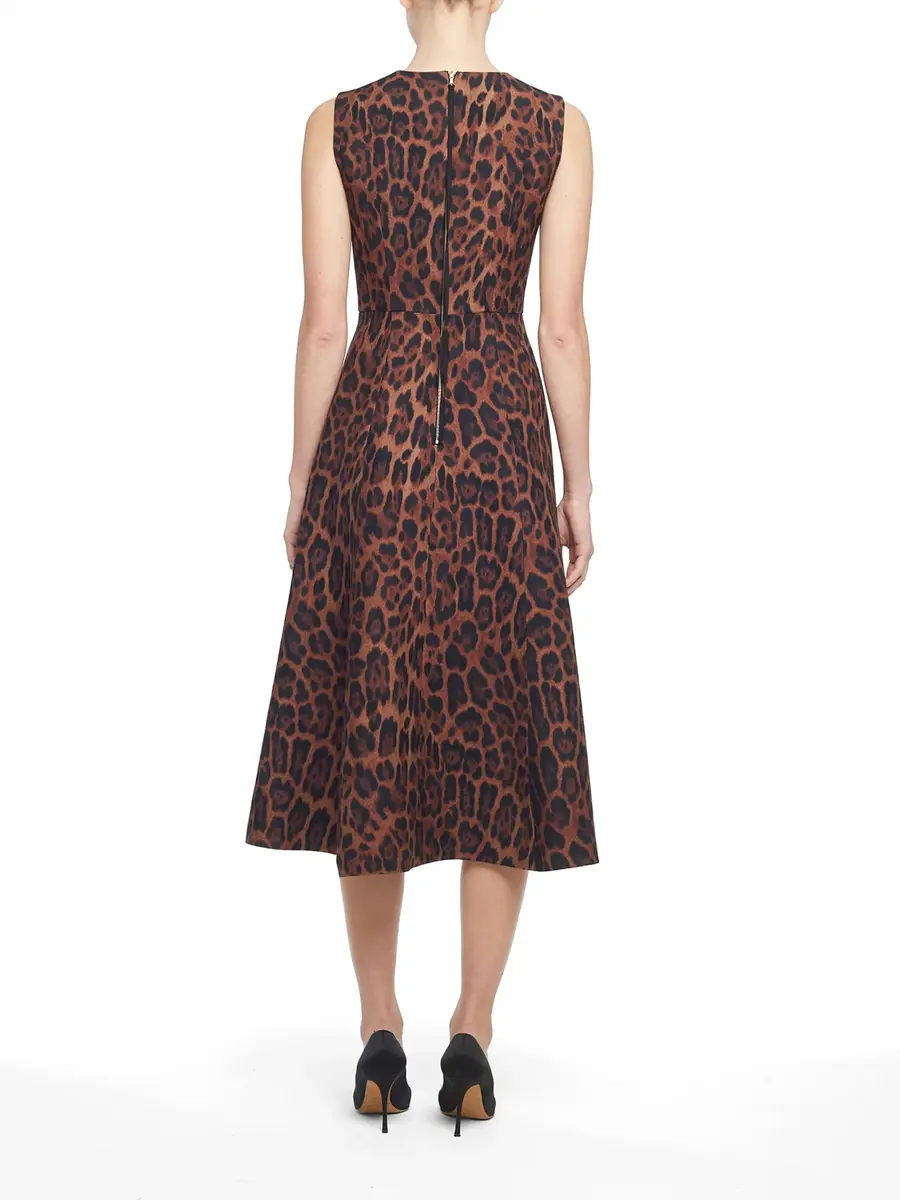 Adam Lippes Eloise Dress in Silk Wool | Thumbnail 4 Adam Lippes Eloise Dress in Silk Wool | Thumbnail 4