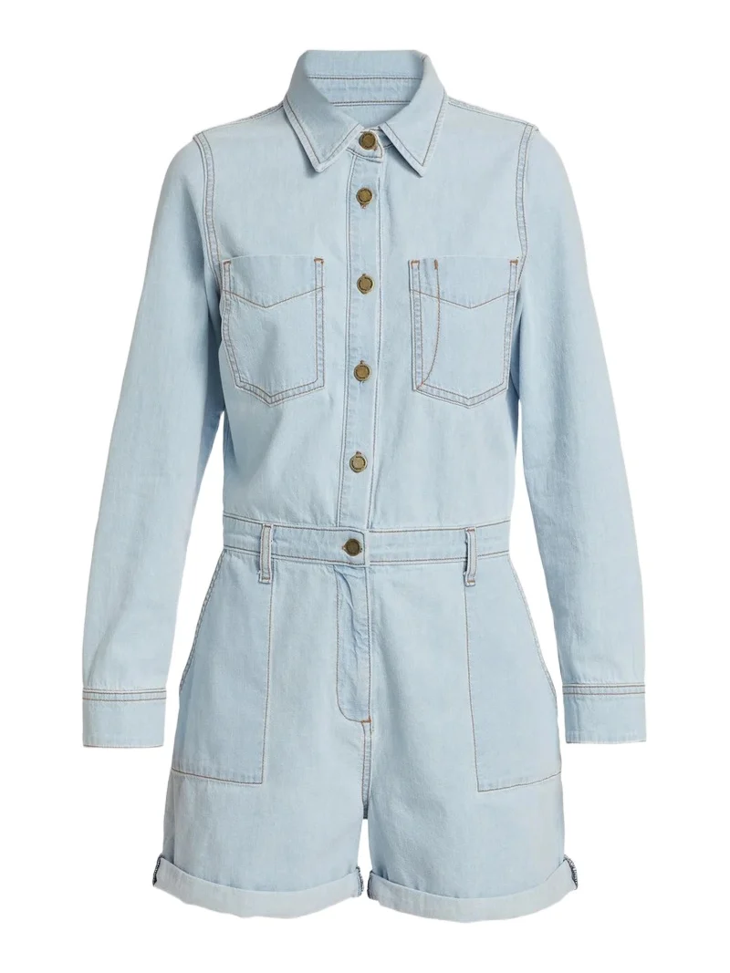 Ramy Brook Women's Lavinia Denim Romper