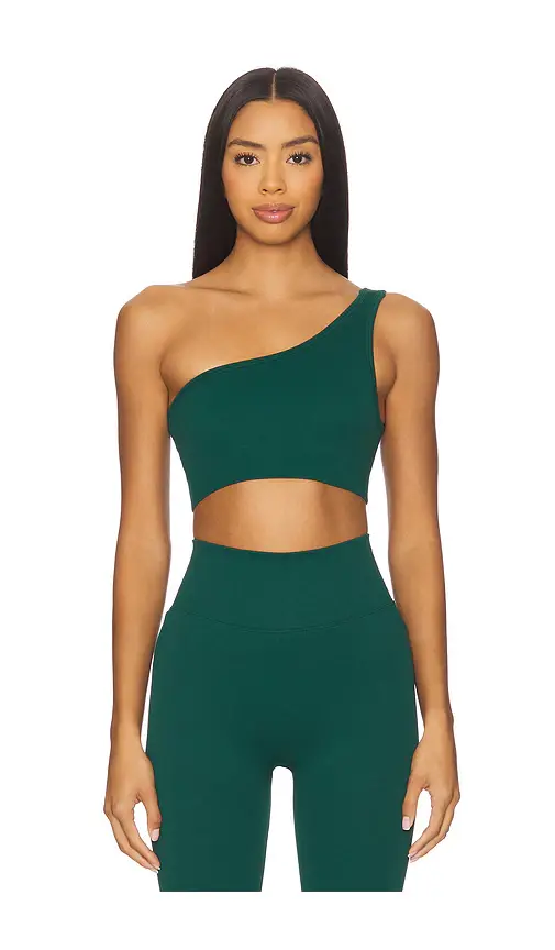 WellBeing + BeingWell WellBeing + BeingWell StretchWell Jade Sports Bra | Image 1 WellBeing + BeingWell WellBeing + BeingWell StretchWell Jade Sports Bra | Image 1