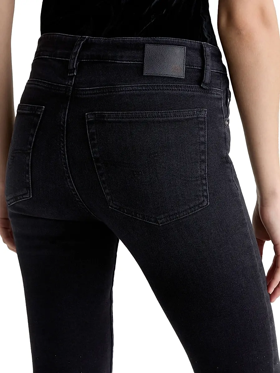 AG Jeans Women's Mari Embellished Straight-Leg Jeans | Thumbnail 5 AG Jeans Women's Mari Embellished Straight-Leg Jeans | Thumbnail 5