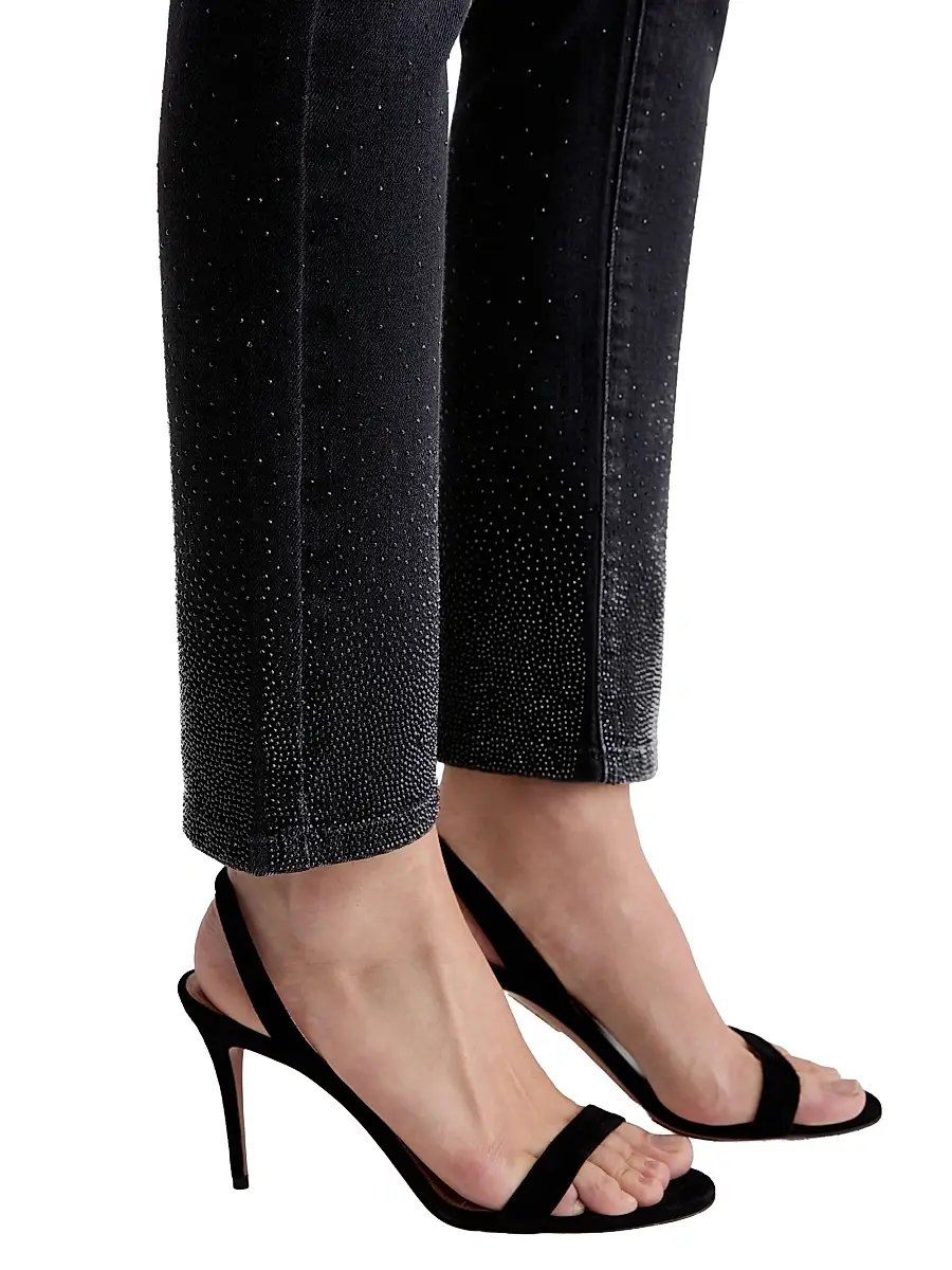 AG Jeans Women's Mari Embellished Straight-Leg Jeans | Thumbnail 6 AG Jeans Women's Mari Embellished Straight-Leg Jeans | Thumbnail 6