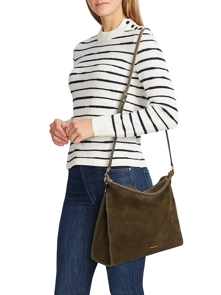Veronica Beard Women's Vida Suede Shoulder Bag | Thumbnail 2 Veronica Beard Women's Vida Suede Shoulder Bag | Thumbnail 2