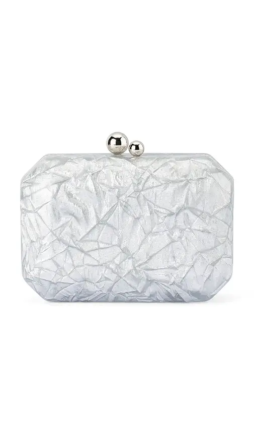 olga berg Mateo Metallic Clutch | Image 1 olga berg Mateo Metallic Clutch | Image 1
