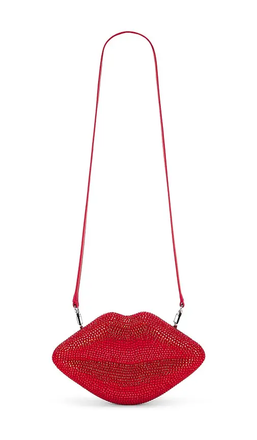 SIMONMILLER Crystal Lip Clutch | Image 1 SIMONMILLER Crystal Lip Clutch | Image 1
