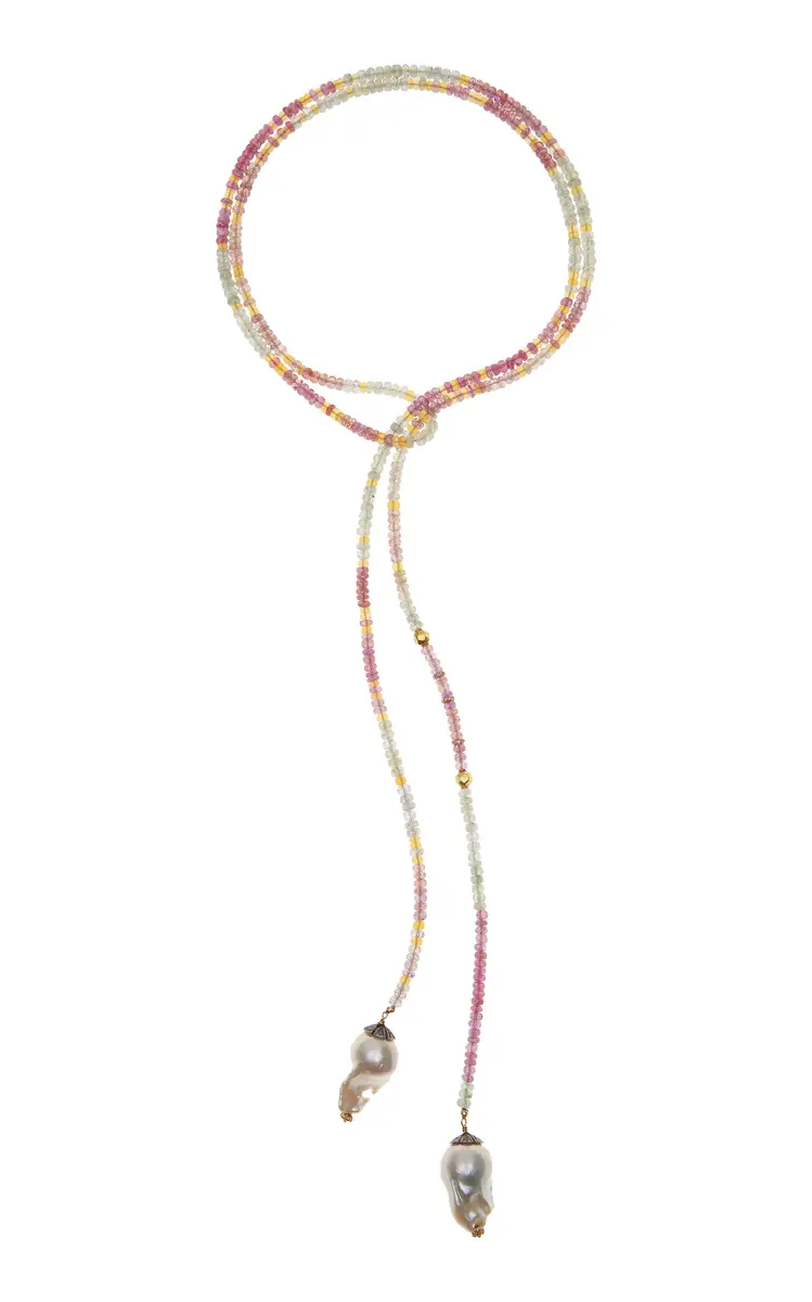 Joie DiGiovanni 18K Yellow Gold Diamond Lariat Necklace | Thumbnail 4