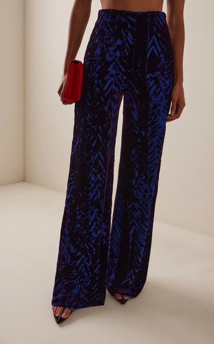 Silvia Tcherassi Como Velvet Pants | Thumbnail 3