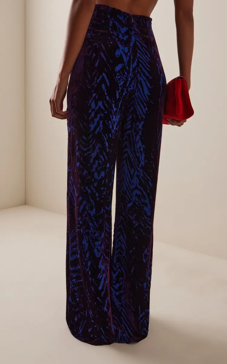 Silvia Tcherassi Como Velvet Pants | Thumbnail 4