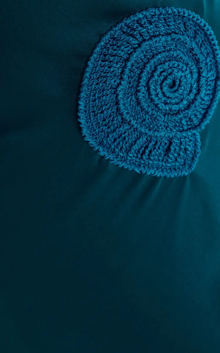 Nia Thomas Exclusive Aurelia Hand-Crocheted Silk-Charmeuse Maxi Slip Dress | Thumbnail 5 Nia Thomas Exclusive Aurelia Hand-Crocheted Silk-Charmeuse Maxi Slip Dress | Thumbnail 5