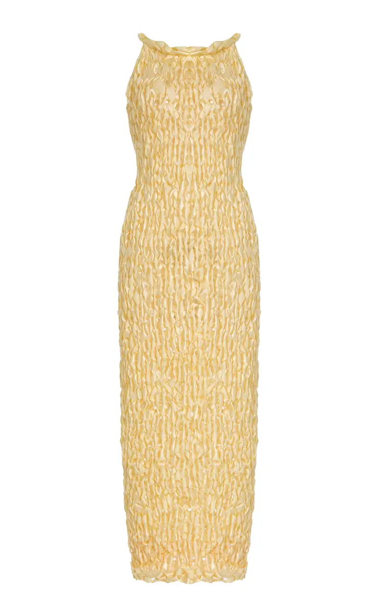Nia Thomas Hand-Knit Ribbon Gown