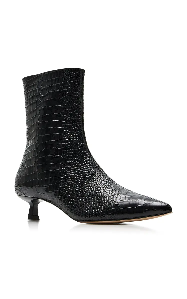 FRĒDA SALVADOR Lanna Croc-Effect Leather Boots | Thumbnail 4 FRĒDA SALVADOR Lanna Croc-Effect Leather Boots | Thumbnail 4