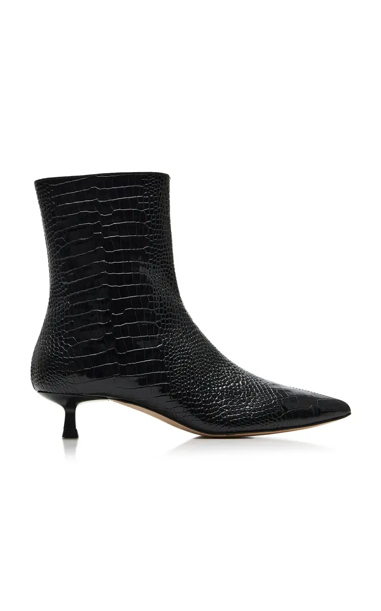 FRĒDA SALVADOR Lanna Croc-Effect Leather Boots | Thumbnail 6 FRĒDA SALVADOR Lanna Croc-Effect Leather Boots | Thumbnail 6