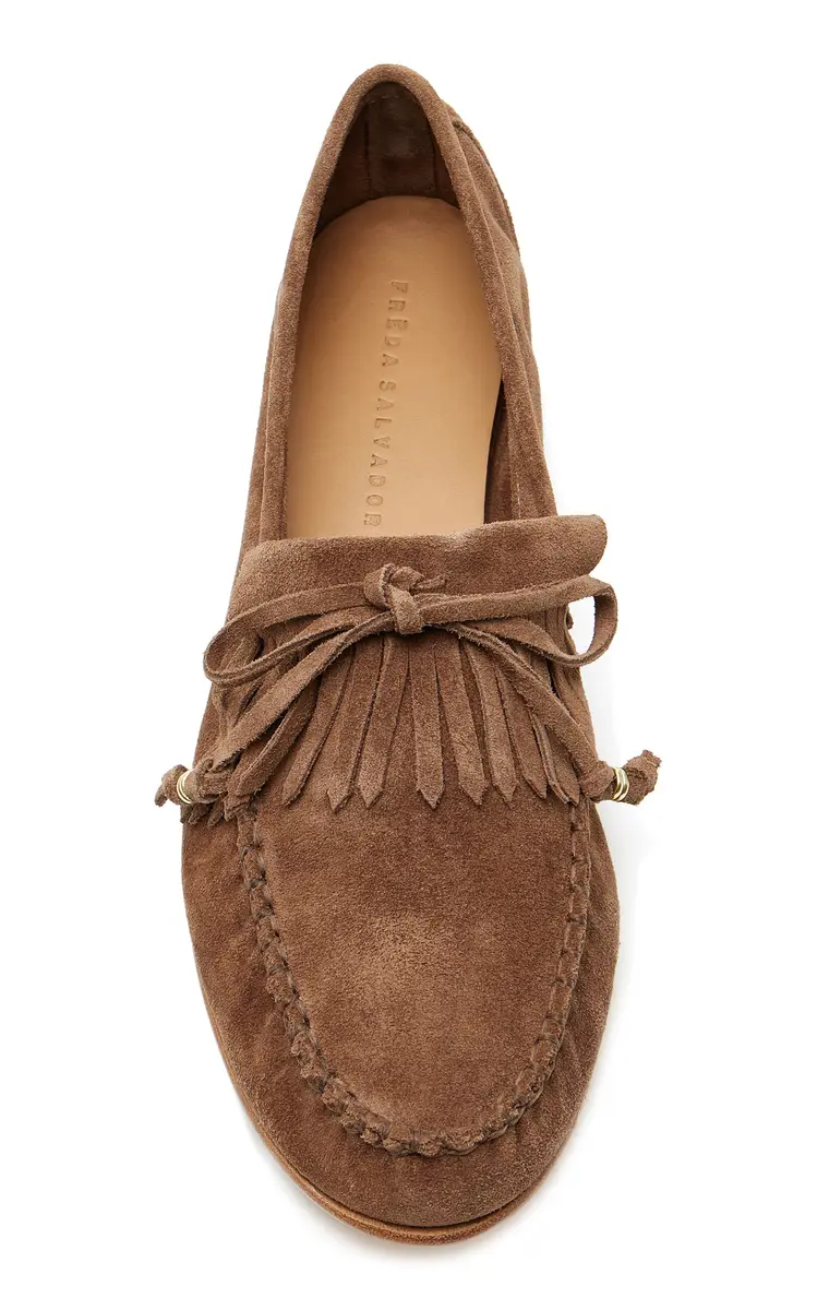 FRĒDA SALVADOR Celeste Suede Loafers | Thumbnail 7 FRĒDA SALVADOR Celeste Suede Loafers | Thumbnail 7