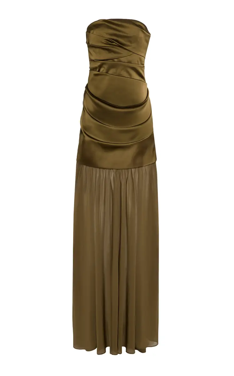 Exclusive Tallie Convertible Satin Dress Exclusive Tallie Convertible Satin Dress