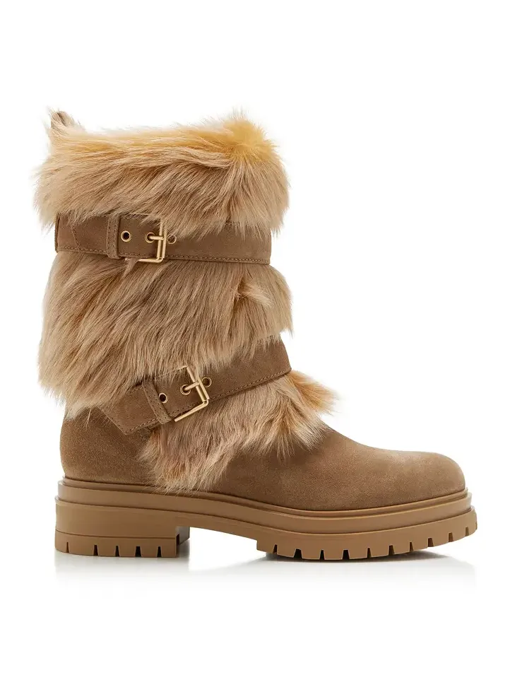 Gianvito Rossi Maverick Shearling Boots