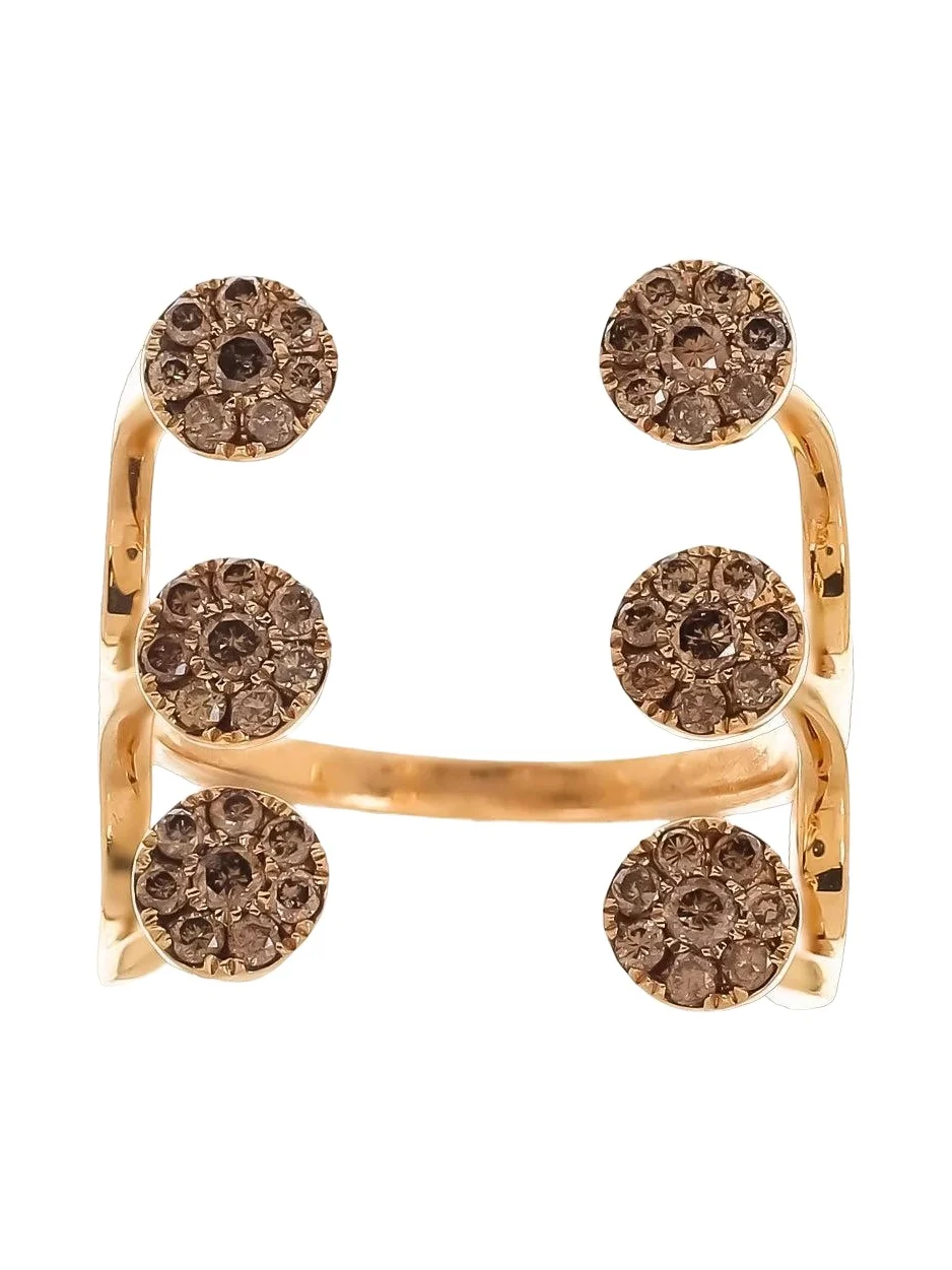 Brown Diamond Open Ring Brown Diamond Open Ring