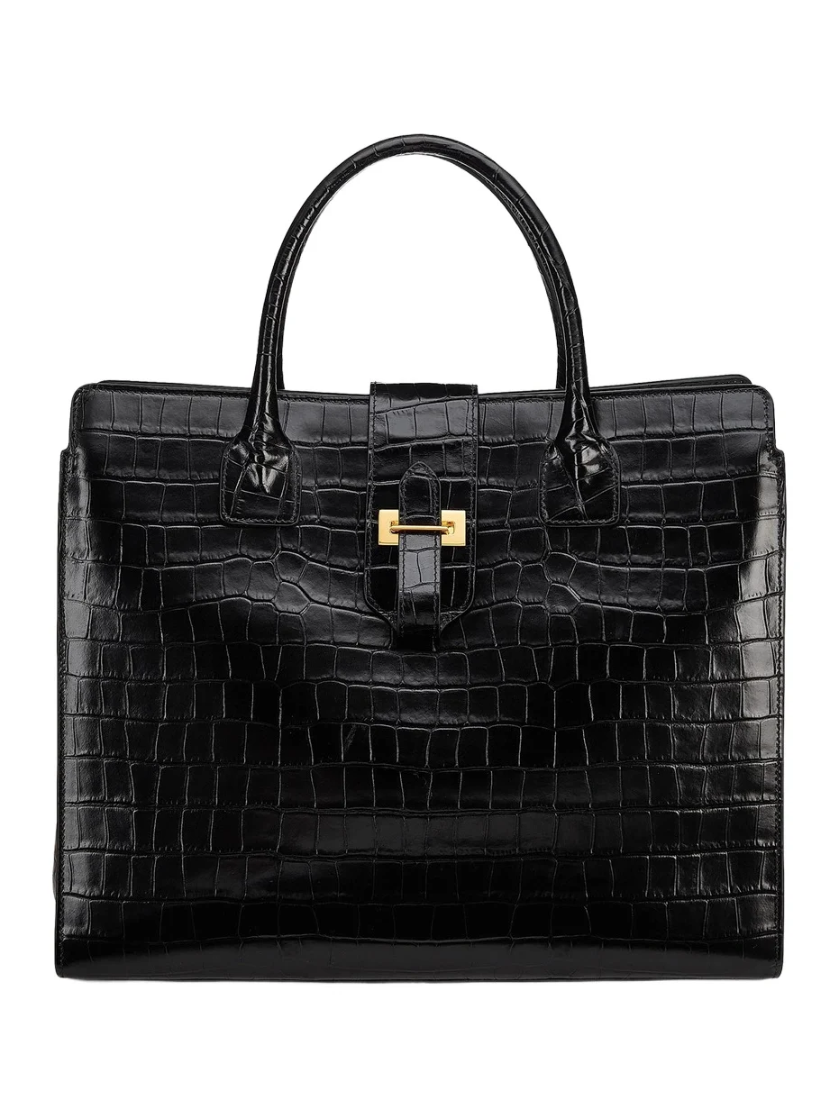 Women's Lou Croc-Embossed Leather Top Handle Bag Women's Lou Croc-Embossed Leather Top Handle Bag