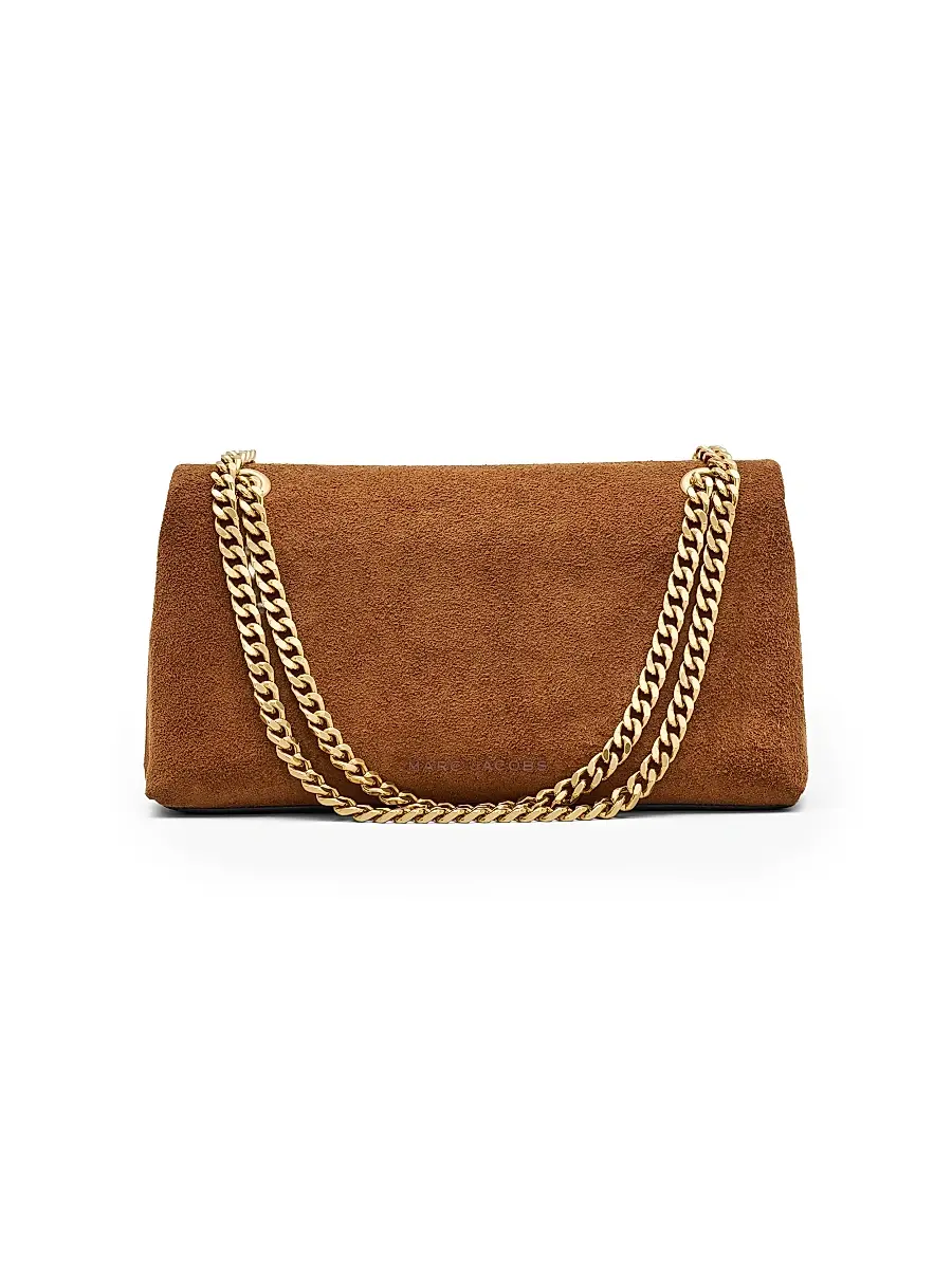 Marc Jacobs Women's The Dual Chain Mini Suede Crossbody Bag - Copper | Thumbnail 5 Marc Jacobs Women's The Dual Chain Mini Suede Crossbody Bag - Copper | Thumbnail 5