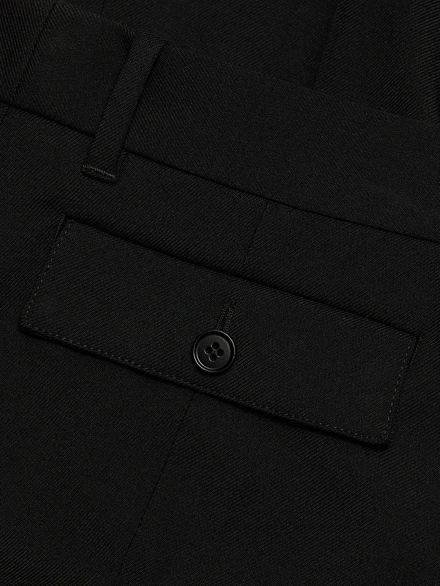 Alexander McQueen Women's Stretch Wool Straight-Leg Flare Trousers | Thumbnail 7 Alexander McQueen Women's Stretch Wool Straight-Leg Flare Trousers | Thumbnail 7