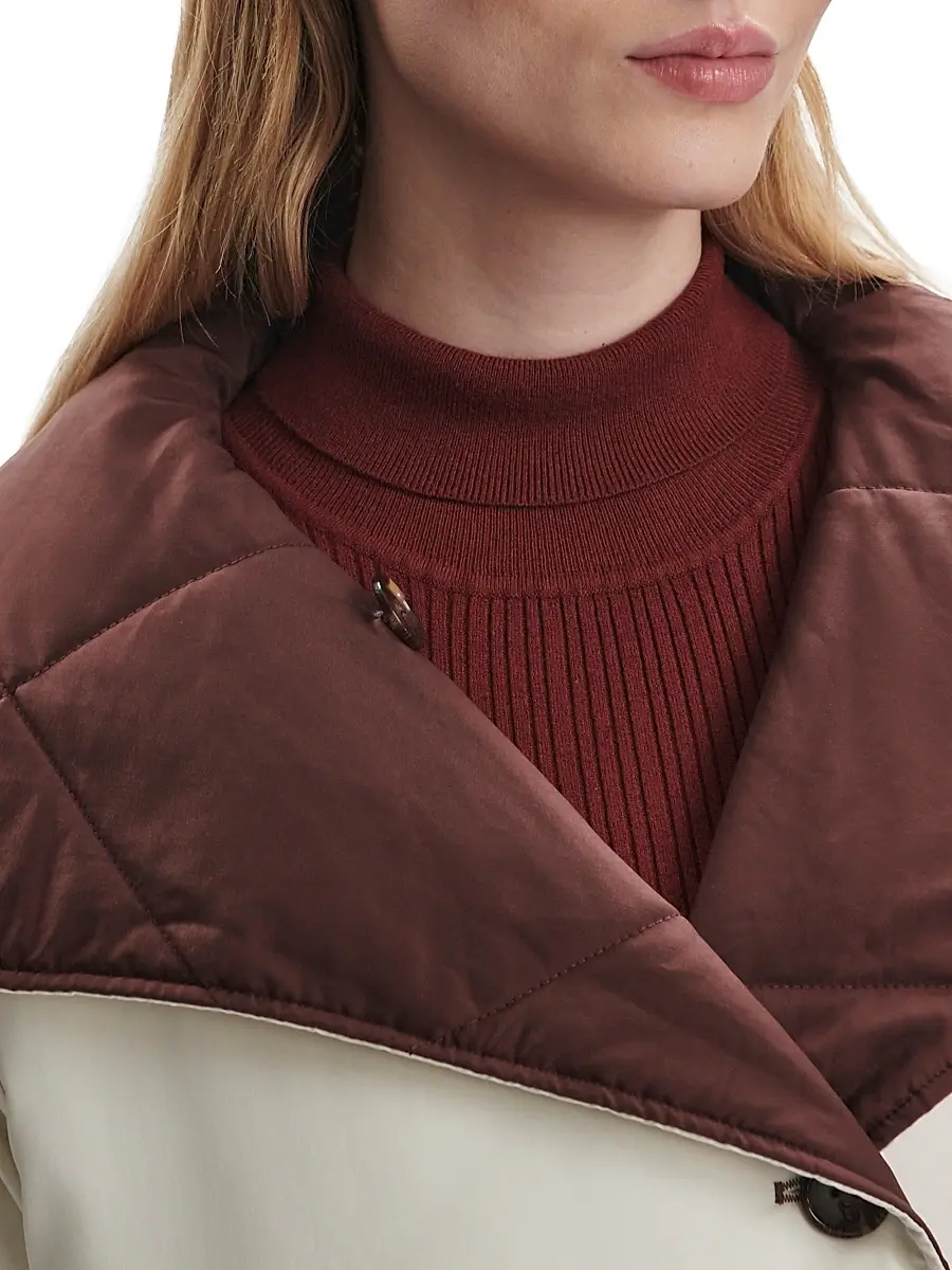 Varley Women's Annalise Reversible Wrap Coat | Thumbnail 9 Varley Women's Annalise Reversible Wrap Coat | Thumbnail 9