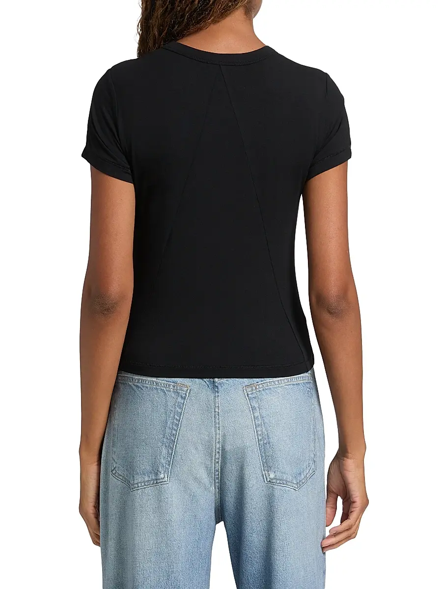 rag & bone Women's Luca Solid Jersey T-Shirt | Thumbnail 5 rag & bone Women's Luca Solid Jersey T-Shirt | Thumbnail 5