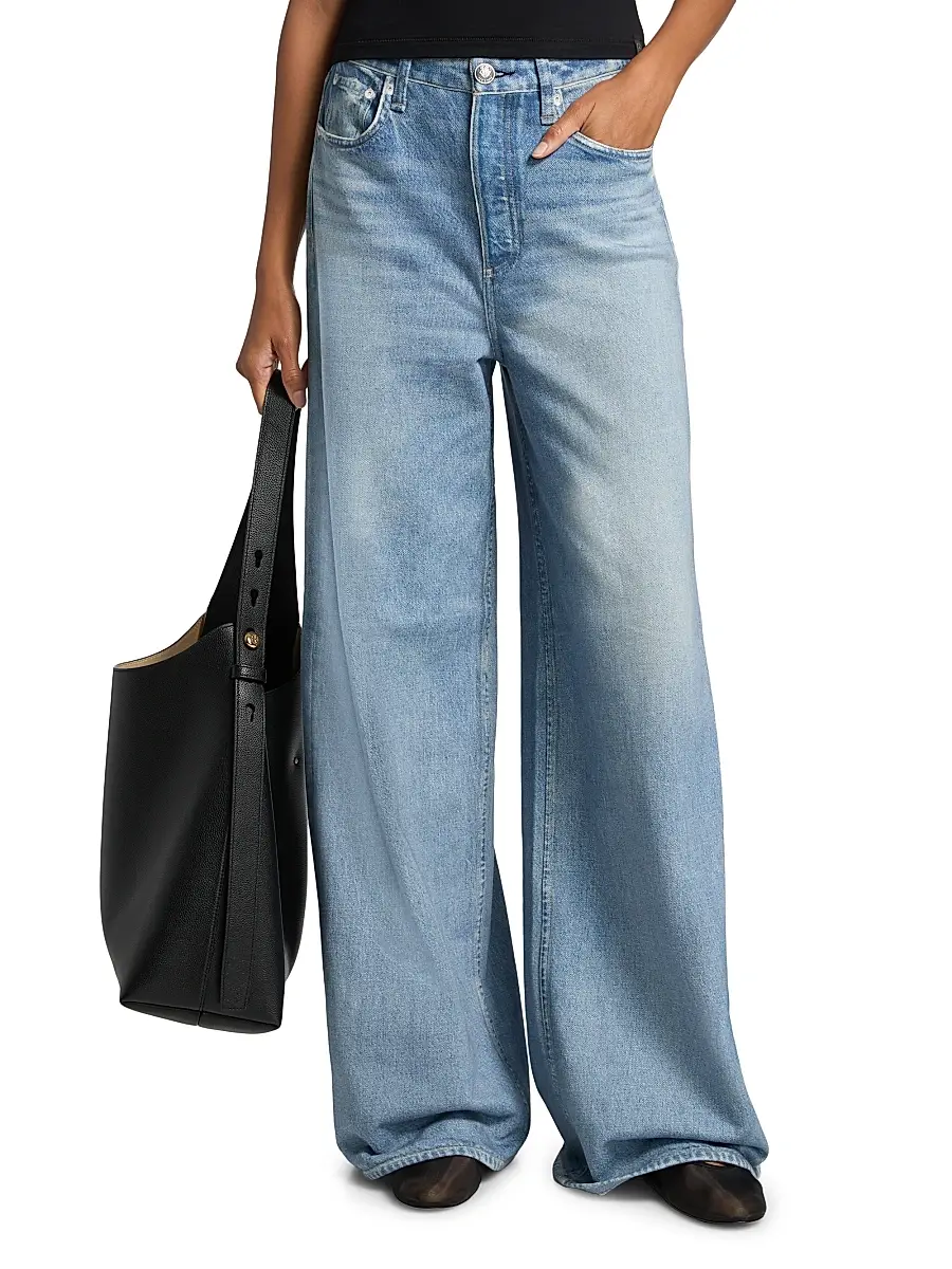 rag & bone Women's rb Miramar Terry Sofie Wide-Leg Pants | Thumbnail 3 rag & bone Women's rb Miramar Terry Sofie Wide-Leg Pants | Thumbnail 3