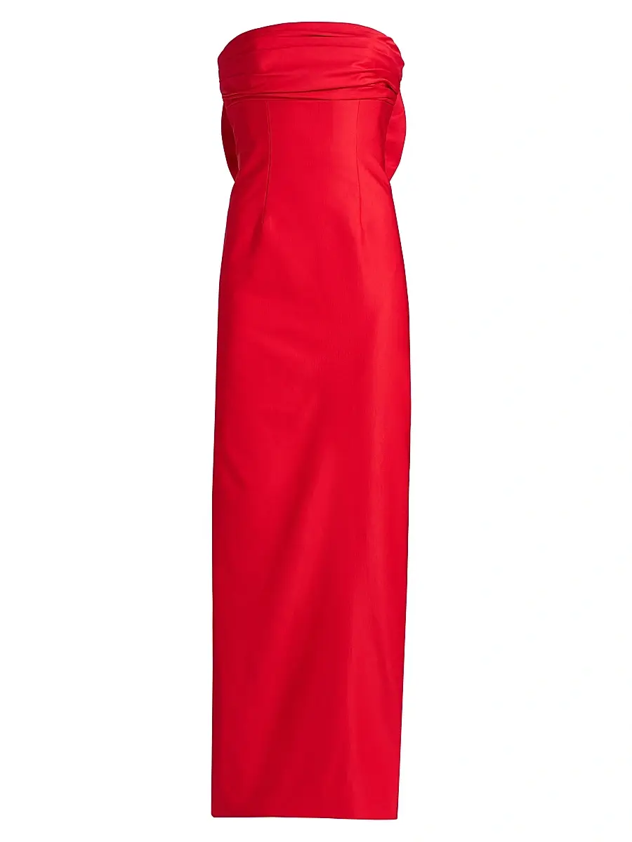 As It May Women's Camille Faille Strapless Column Gown | Image 1 As It May Women's Camille Faille Strapless Column Gown | Image 1